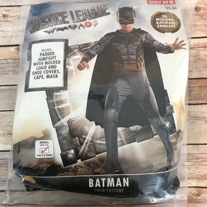 NWT Justice League Batman Costume Small 4-6